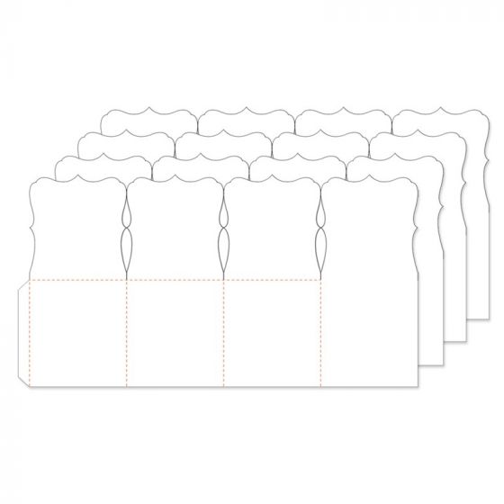 HD Fancy Shaped Card Blanks - Pop-up Box x 4 cards (fits A5 en