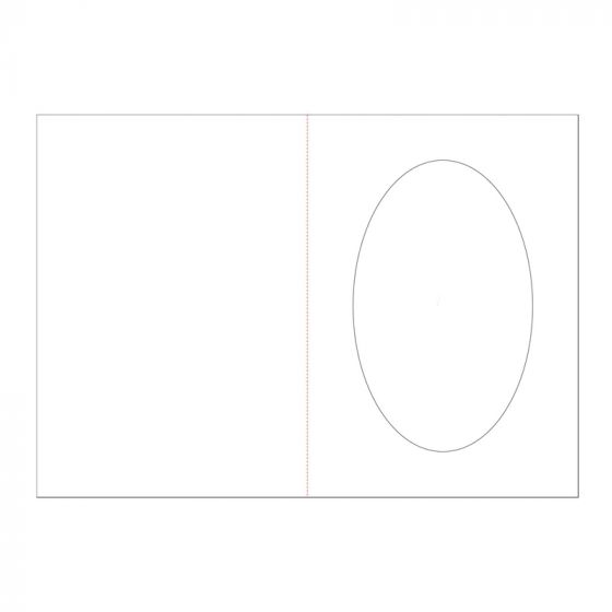 HD A5 Oval Aperture Card Blanks