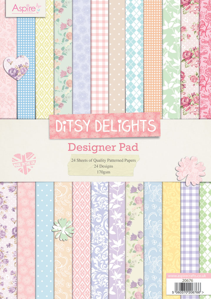 A4 Pad 24 Sheet Ditsy Delights