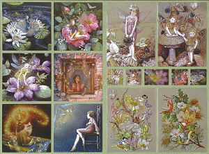 DISCONTINUED Dufex Fairies 4 Stickers