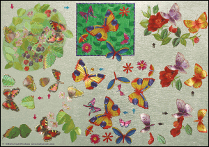 DISCONTINUED Dufex 3D Butterflies Decoupage