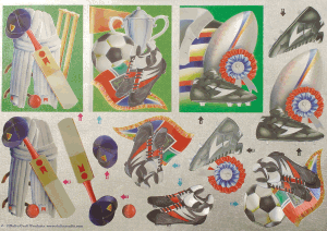 Rugby Decoupage