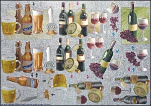 DISCONTINUED Dufex 3D Cheers/Drinks Decoupage