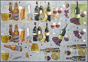 DISCONTINUED Dufex 3D Cheers/Drinks Decoupage