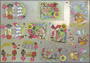 Dufex 3D DIE CUT SBS Decoupage ~ Woodland Animals
