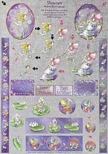 DISCONTINUED Dufex Night Fairies Freestyle Decoupage