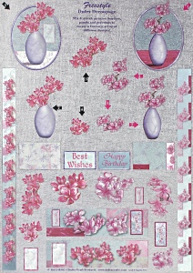DISCONTINUED Dufex Oriental Floral Freestyle Decoupage