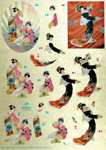 DISCONT Dufex DIE CUT 3D Decoupage ~ Oriental 2