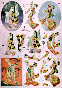 DISCONT Dufex DIE CUT 3D Decoupage ~ Oriental 3