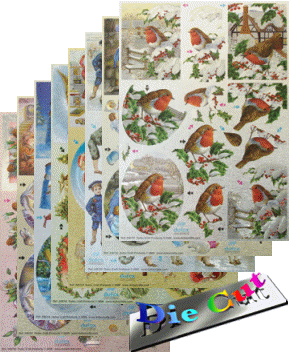 3D  DIE CUT Decoupage