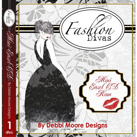 Debbi Moore Fashion Divas Mini Easel CD