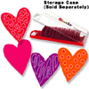 Funky Heart Set Sizzlits ~ 38-9694