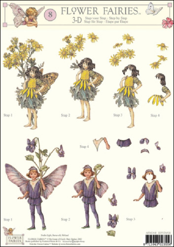 Flower Fairies No 08 3D Step by Step Decoupage