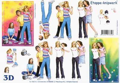 Le Suh Teenagers 3D Step by Step Decoupage