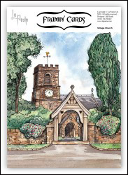 Framin\' Cards A4 Decoupage - Village Church