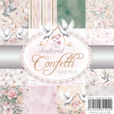 DISCONTINUED WRS Scattered Confetti 6 x 6 Paper Pack