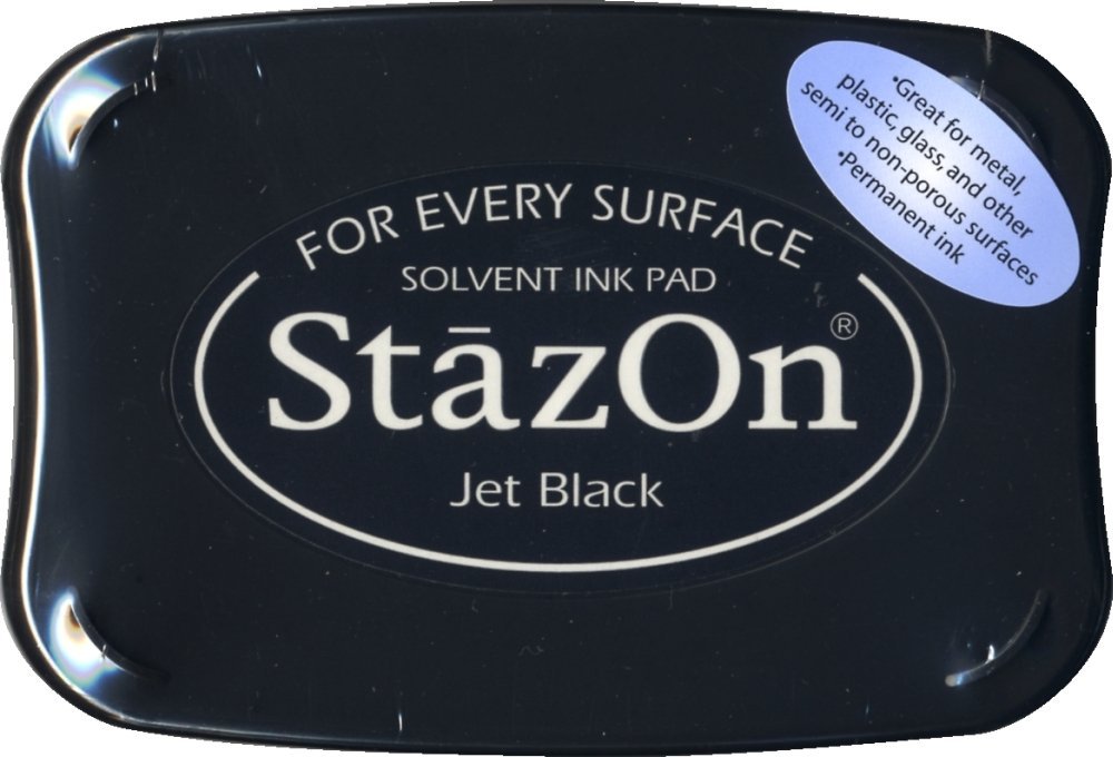Jet Black StazOn Ink Pad by Tsukineko