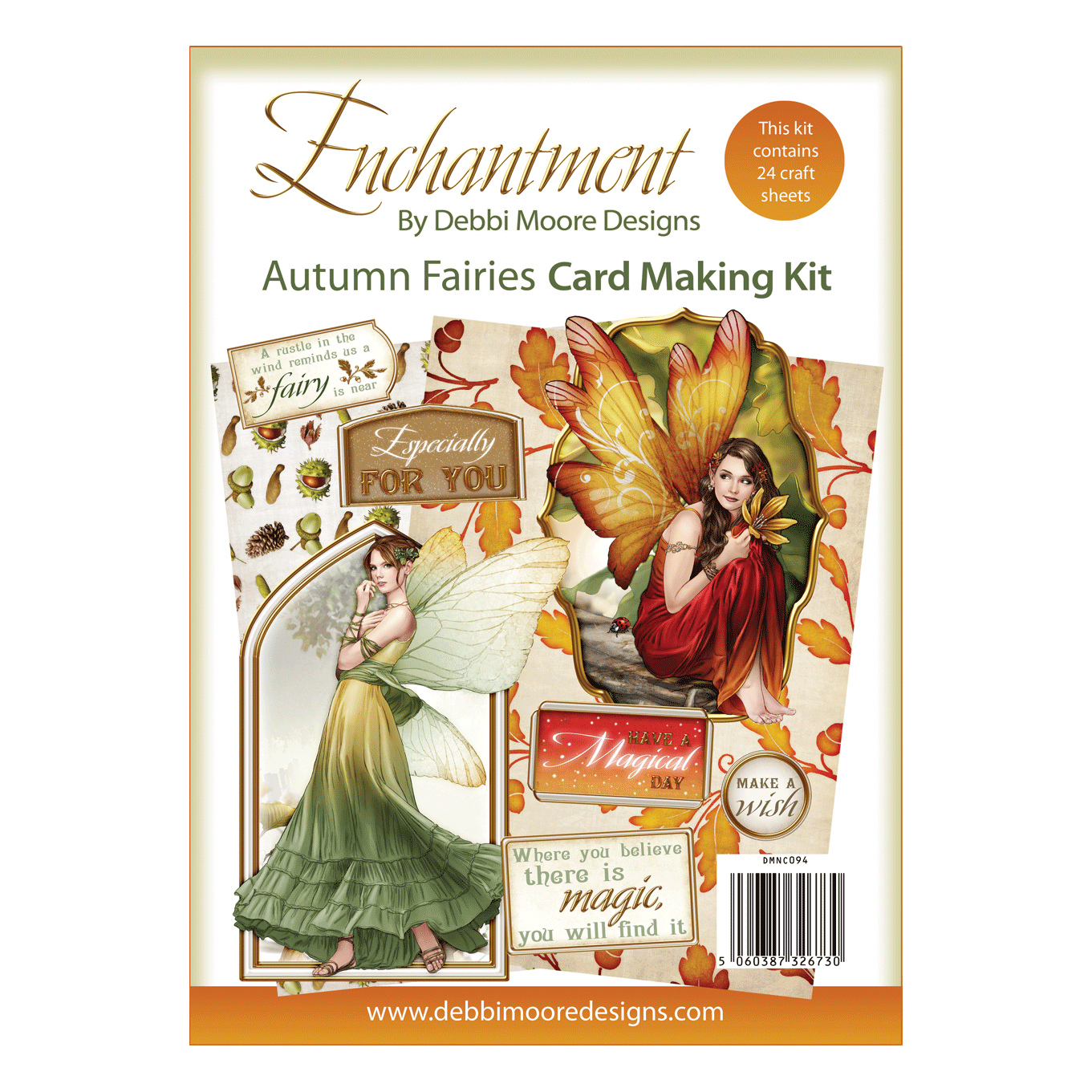 Enchantment Autumn Fairies Cardmaking Kit