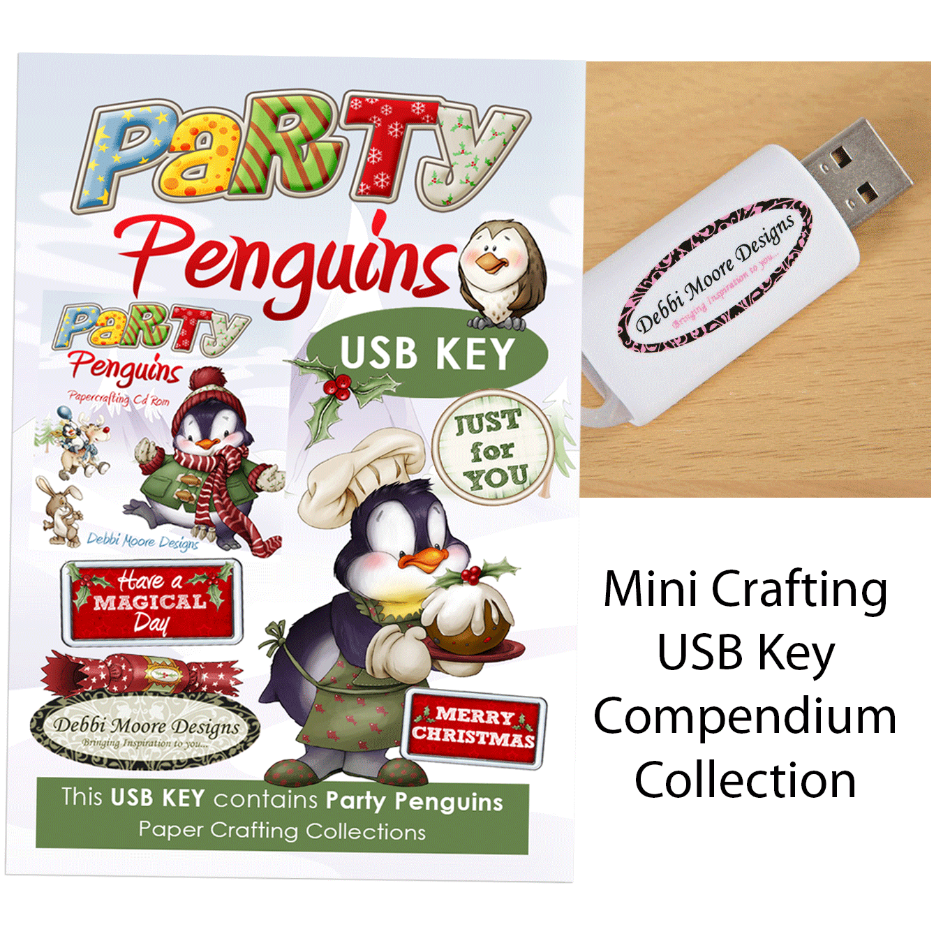 Party Penguins Mini USB Key