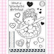 Sugar Buttons Ballerina Clear Stamp