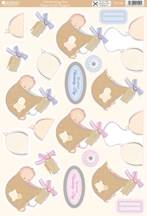 Birth & Celebration Christening Day Toppers