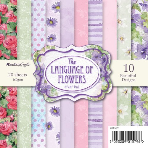 The Language of Flowers Paper Pad 6 x 6