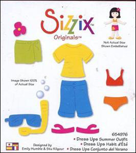 Sizzix Origionals ~ Dress Ups Summer Outfit 976