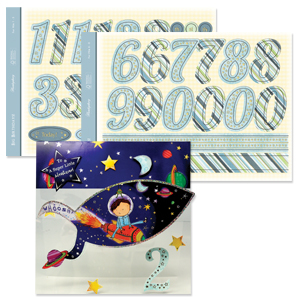 Adorable Scorable Big Birthday Numbers Male