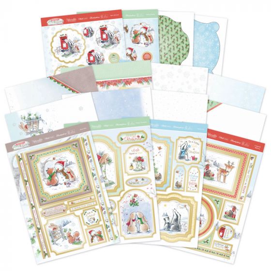 HD Christmas in Acorn Wood Luxury Card Collection