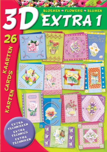 DISCONTINUED ~ Studiolight 3D Extra 01 Flowers Book