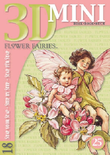 25 ~  Flower Fairies 3D Mini Decoupage Book