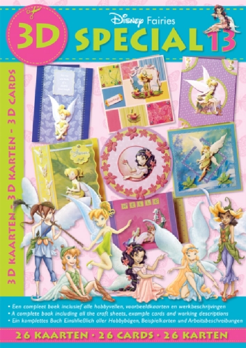 DISCONTINUED ~ No 13 Disney Fairies 3D Step by Step Decoupage Pr