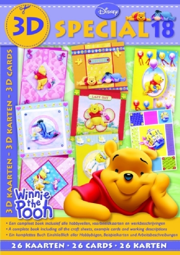DISCONTINUED ~ No 18 Winnie the Pooh 3D Step by Step Decoupage P