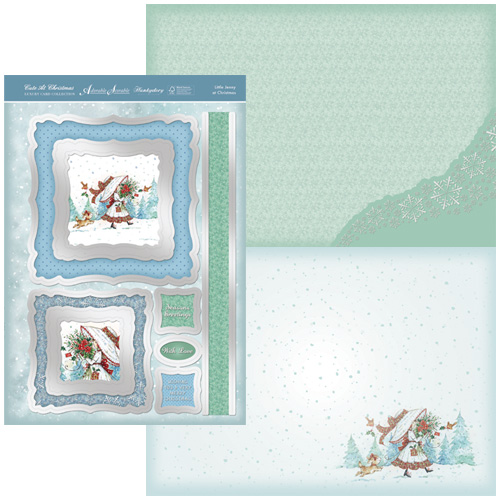 HD Cute at Christmas DIE CUT Decoupage - Little Jenny at Chris