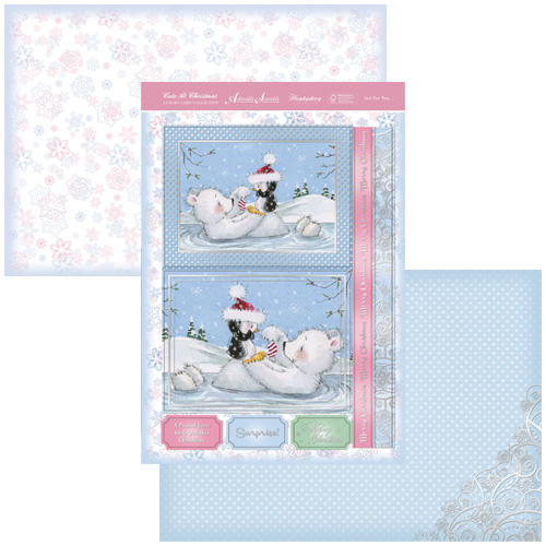 HD Cute at Christmas DIE CUT Decoupage - Frosty\'s Friends