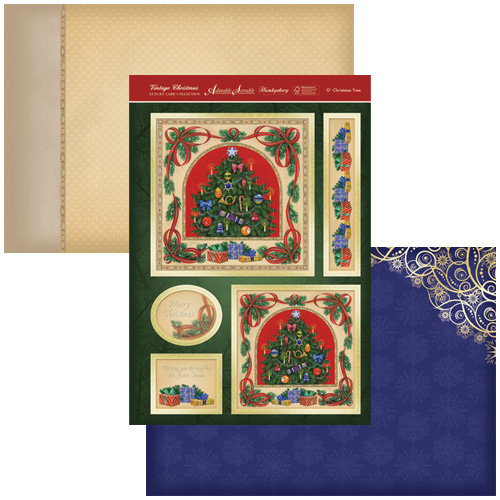 HD Vintage Christmas DIE CUT Decoupage - O\' Christmas Tree
