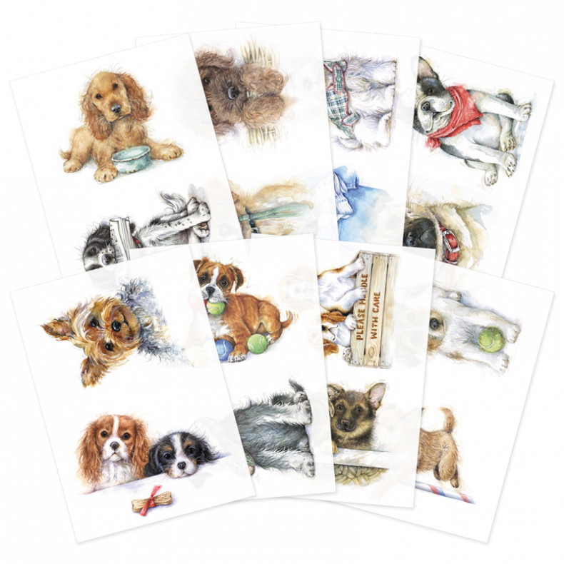 It\'s a Dog\'s Life Parchment Panels