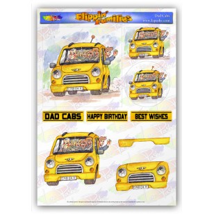 LP Flippin Families Decoupage Dad Cabs