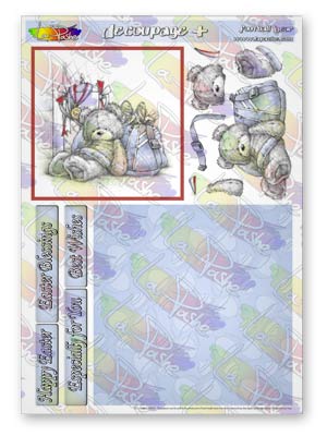 Decoupage Plus ~ Football Bear