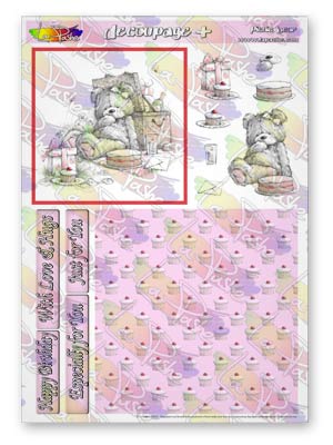 Decoupage Plus ~ Picnic Bear