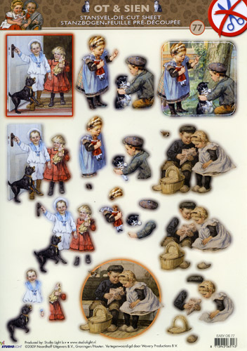 77 Vintage 3D DIE CUT SBS Decoupage