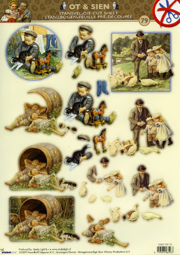 79 Vintage 3D DIE CUT SBS Decoupage