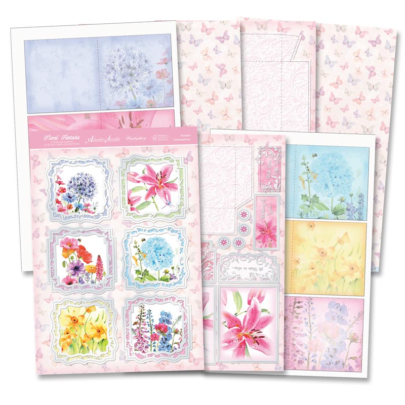 HD Floral Fantasia Notelet Set Project