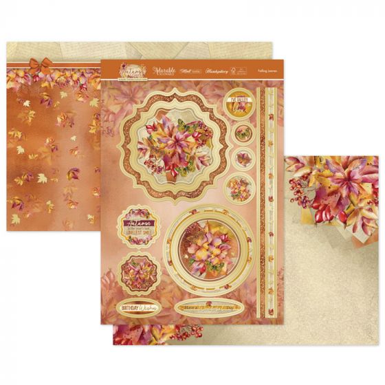 HD Falling Leaves Luxury Topper Set