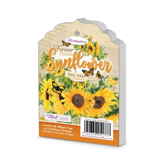 HD Forever Florals - Sunflower Tag Pad