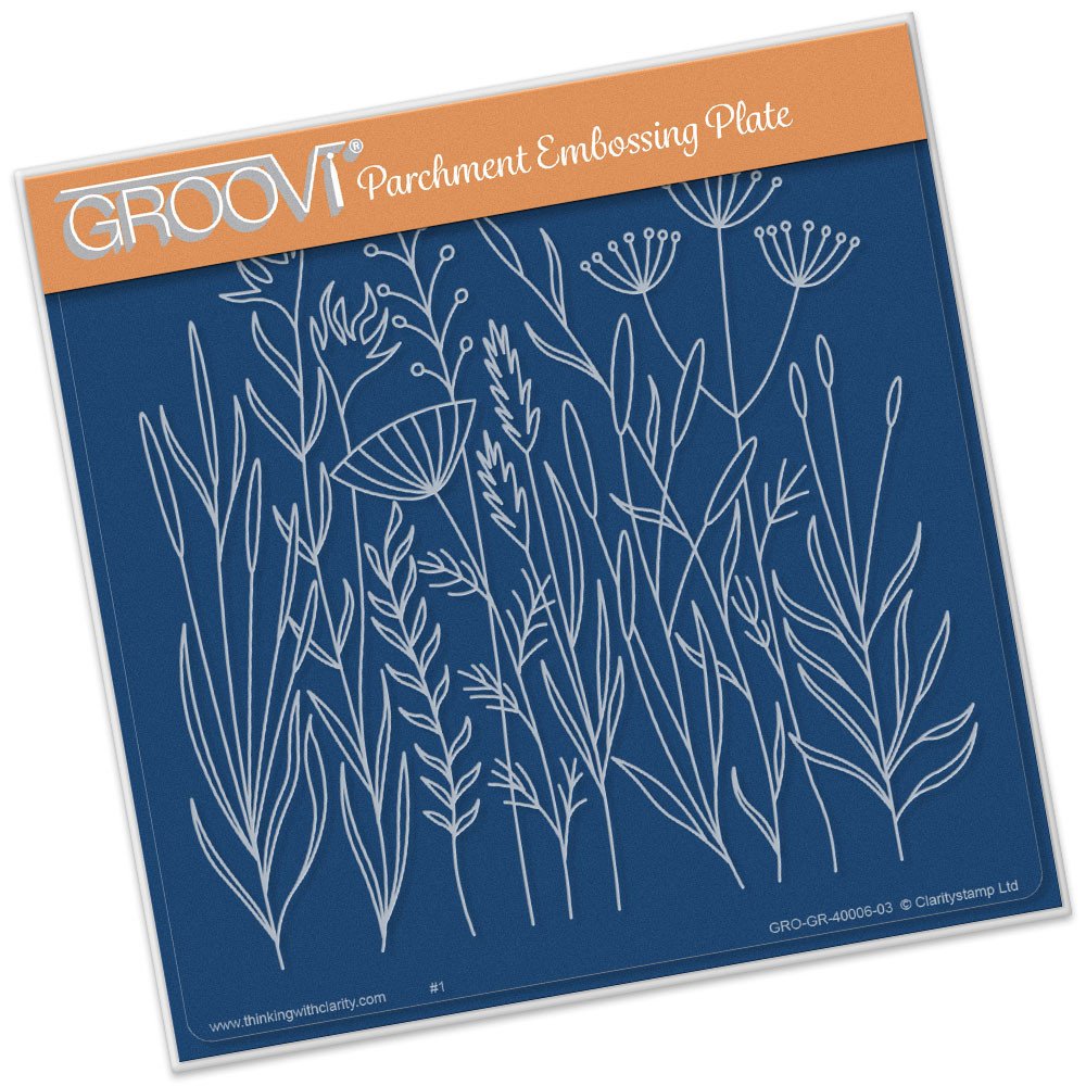 Groovi Meadow Grasses Plate Set
