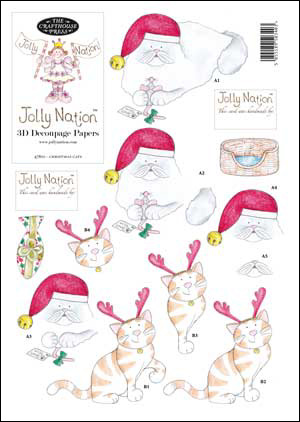 Jolly Nation Christmas Pets ~ Cats