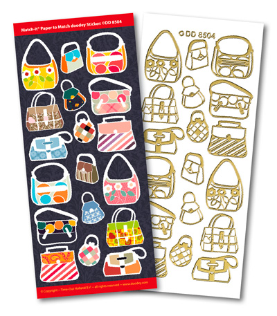 Handbags Match It Outline Stickers 8504