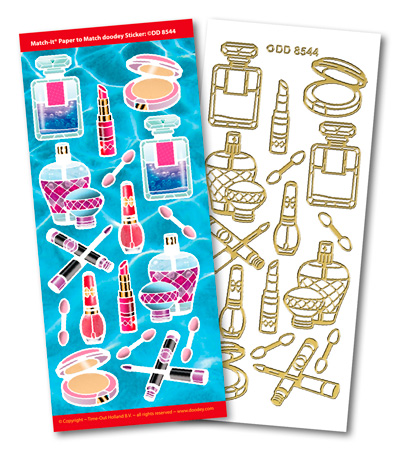 Make Up Match It Outline Stickers 8544