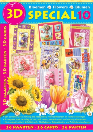 DISCONTINUED ~ No 10 Flower 3D Step by Step Decoupage Project Bo